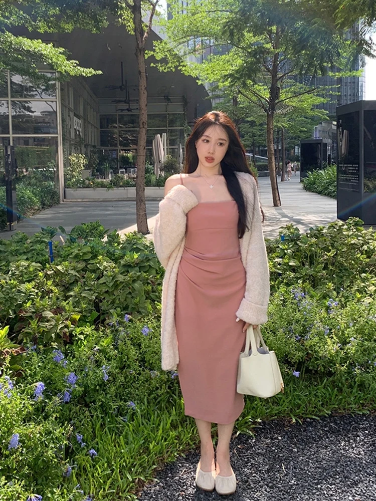 plus Size Women's Loose Long Sweater Coat Cardigan Two-Piece Set Early Autumn Long Strap Dress Comfortable Lazy Style Fashion
plus Size Women's Loose Long Sweater Coat Cardigan Two-Piece Set Early Autumn Long Strap Dress Comfortable Lazy Style Fashion