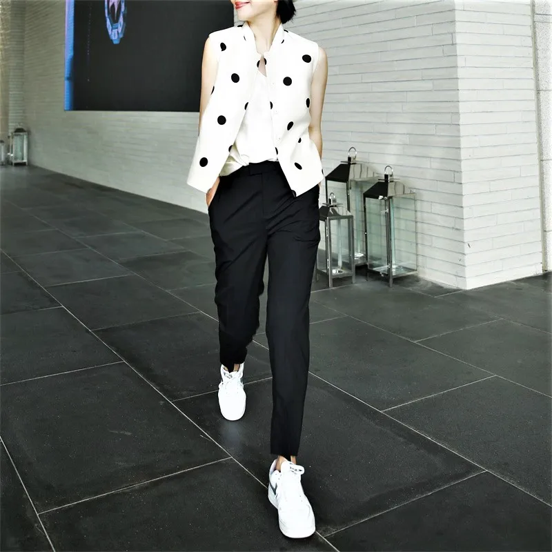 FANNIU Ultra-Thin Extra-Fine Woolen Mid-Waist Slim-Fit Nine-Piece Women's Busin Pants Straight Leg Seven-Nine Length
FANNIU Ultra-Thin Extra-Fine Woolen Mid-Waist Slim-Fit Nine-Piece Women's Busin Pants Straight Leg Seven-Nine Length