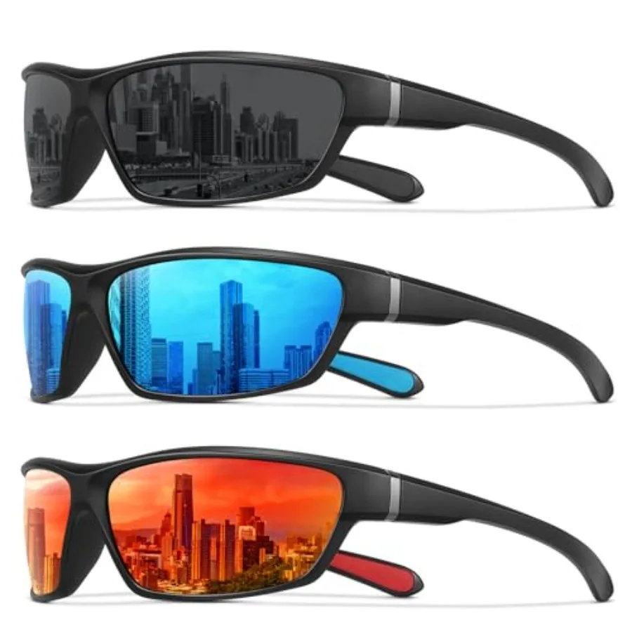 MEETSUN Polarized Sports Sunglasses for Men Women Wrap Around Driving Cycling Golf Fishing Sun Glasses UV400 Protection
MEETSUN Polarized Sports Sunglasses for Men Women Wrap Around Driving Cycling Golf Fishing Sun Glasses UV400 Protection