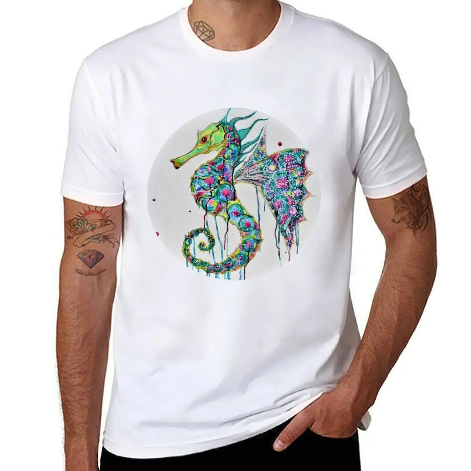 KIKKA Seahorse T-Shirt t shirt man cotton funny t shirts cotton T-Shirt
KIKKA Seahorse T-Shirt t shirt man cotton funny t shirts cotton T-Shirt