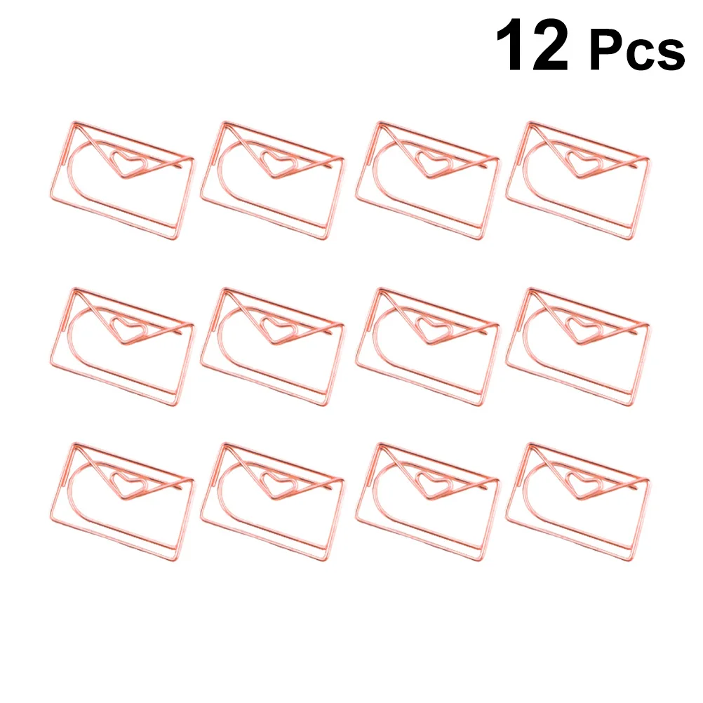 12Pcs Rose Gold Cartoon Paper Clips Creative Decorative File Clamps Adorable Paper Holder Envelope Clips Office Clip Supplies
12Pcs Rose Gold Cartoon Paper Clips Creative Decorative File Clamps Adorable Paper Holder Envelope Clips Office Clip Supplies