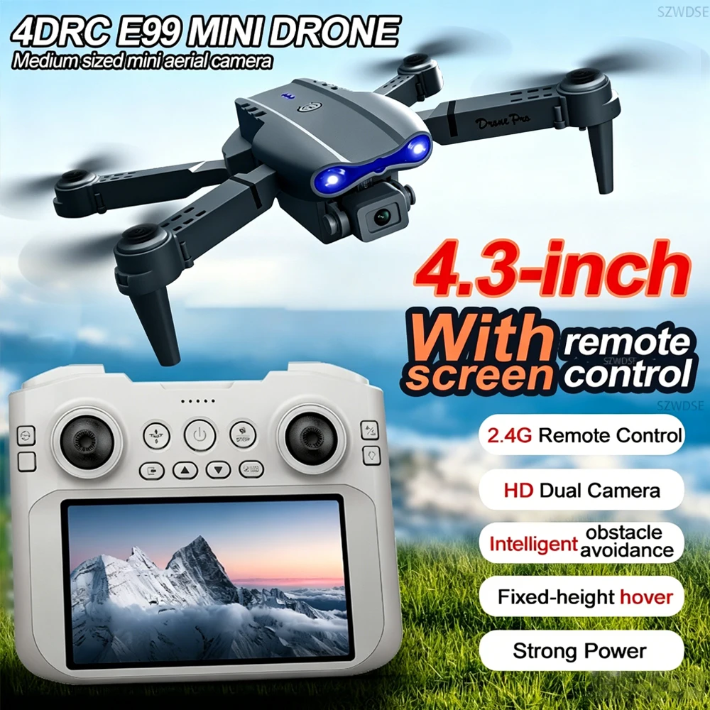 2026 New E99 GT Drone With Large Screen Remote Control Optical Flow Positioning Long Range Portable FPV Mini Drones for Outdoor
2026 New E99 GT Drone With Large Screen Remote Control Optical Flow Positioning Long Range Portable FPV Mini Drones for Outdoor