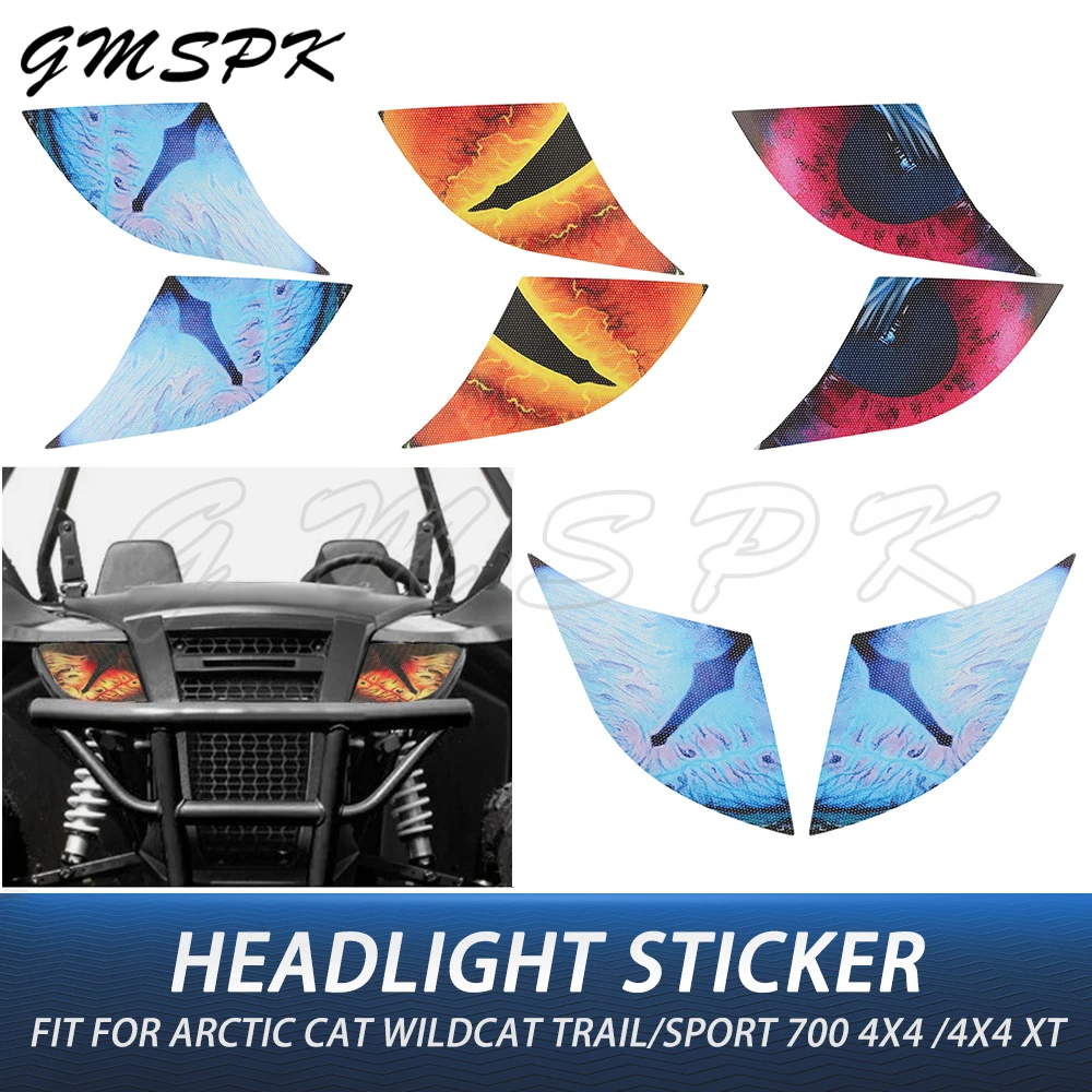 Fit for Arctic Cat Wildcat UTV Trail Sport 700 4x4/4x4 XT 2014-2017 Eyes Headlight Decals Waterproof Head Lamp Decor Sticker
Fit for Arctic Cat Wildcat UTV Trail Sport 700 4x4/4x4 XT 2014-2017 Eyes Headlight Decals Waterproof Head Lamp Decor Sticker