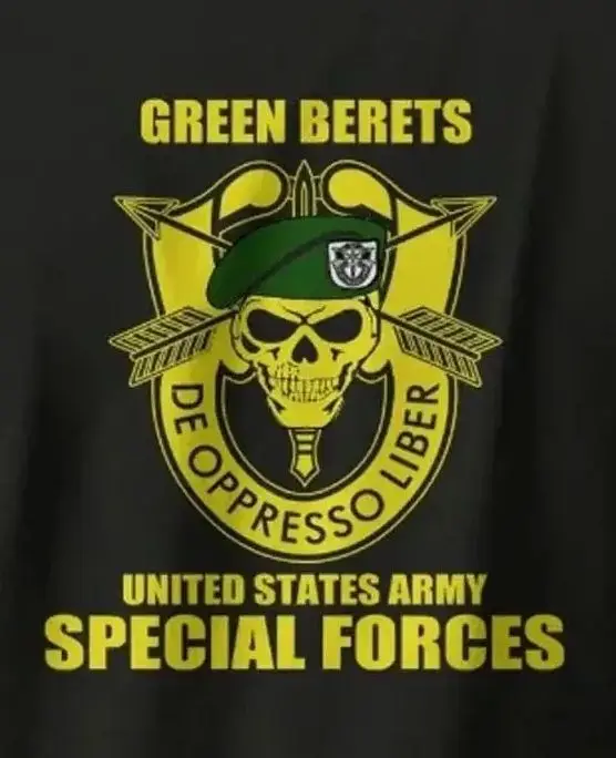 US Army Berets SpecialL Forces Airborne T-Shirt 100% Cotton O-Neck Summer Short Sleeve Casual Mens T-shirt Size S-3XL
US Army Berets SpecialL Forces Airborne T-Shirt 100% Cotton O-Neck Summer Short Sleeve Casual Mens T-shirt Size S-3XL
