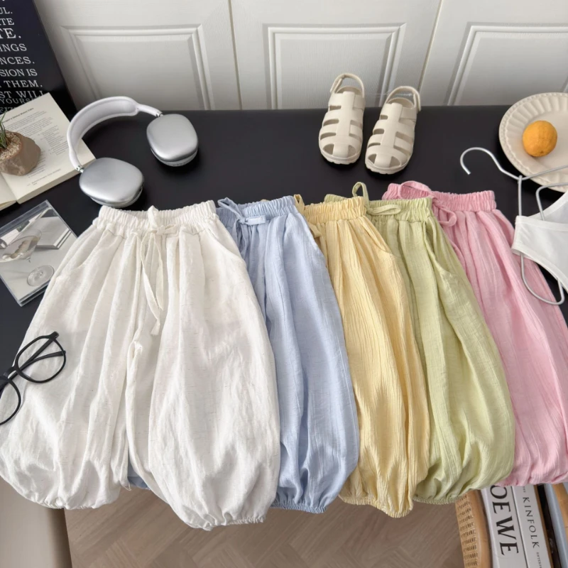 2026 Children's Thin Summer Linen Loose Solid Color Breathable Casual Lantern Pants Hot Selling
2026 Children's Thin Summer Linen Loose Solid Color Breathable Casual Lantern Pants Hot Selling