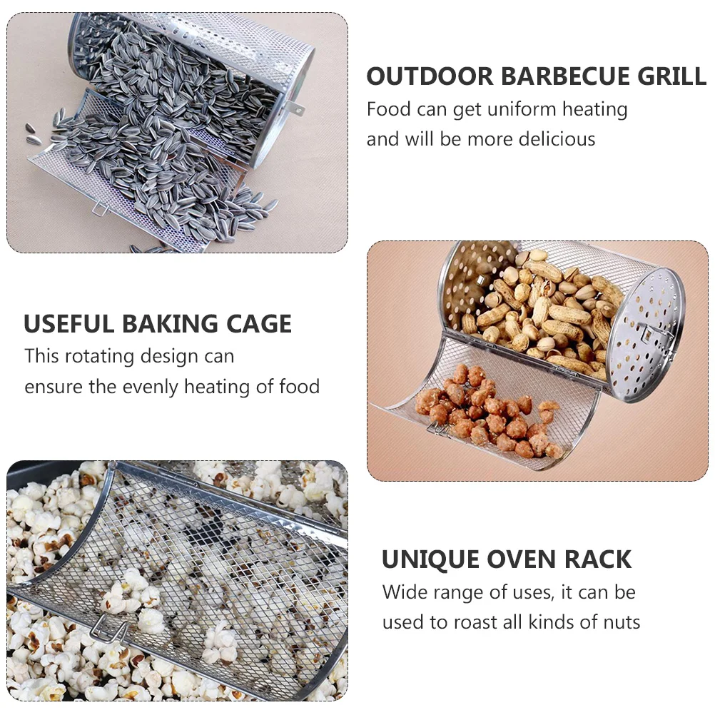 1 Pc Durable Stainless Steel Grilling Cage For Travel Picnics Family Gatherings Silver
1 Pc Durable Stainless Steel Grilling Cage For Travel Picnics Family Gatherings Silver