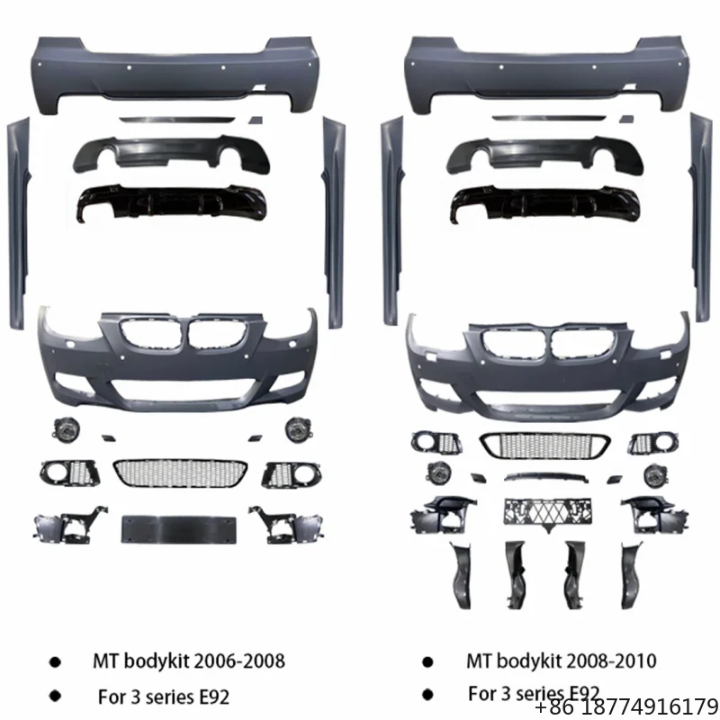2025 New Upgraded E92 M-tech Style Body Kit for 3 Series 2006-2012y E93 Upgrade Car Bumpers Car Accessories Auto Parts
2025 New Upgraded E92 M-tech Style Body Kit for 3 Series 2006-2012y E93 Upgrade Car Bumpers Car Accessories Auto Parts