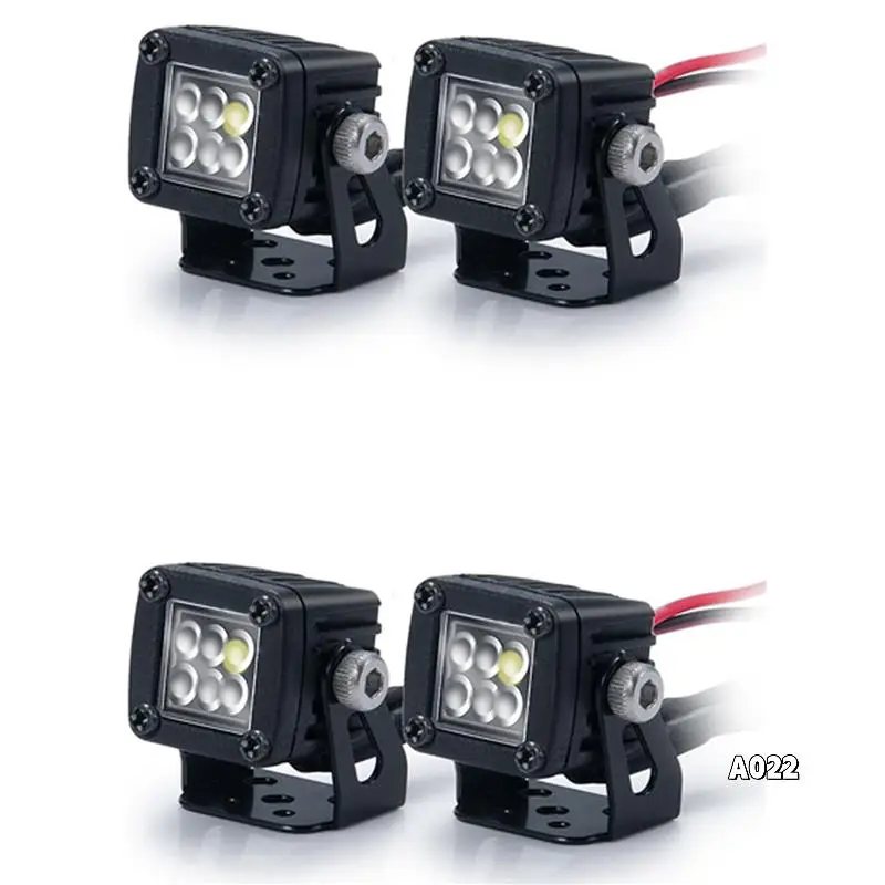 4X Modified Headlights Spotlights Car Top Lights Bumper Lights For AXIAL SCX10 JEEP TRAXXAS TRX4 TRX6 1/10,B
4X Modified Headlights Spotlights Car Top Lights Bumper Lights For AXIAL SCX10 JEEP TRAXXAS TRX4 TRX6 1/10,B