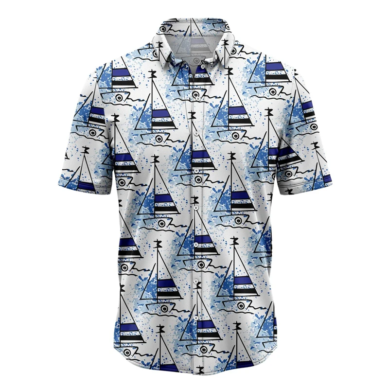 Hawaiian 3D Printed Sailboat Pattern Men's Shirt Sea retro Short Sleeve Resort New Casual Beach Y2k Oversized Clothes
Hawaiian 3D Printed Sailboat Pattern Men's Shirt Sea retro Short Sleeve Resort New Casual Beach Y2k Oversized Clothes