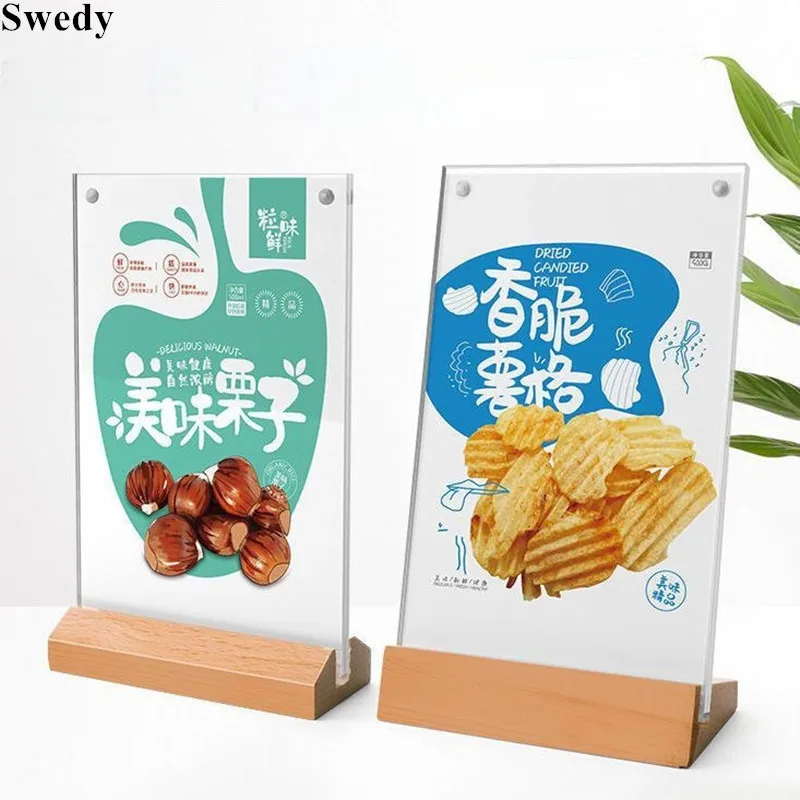 A6 100x150mm Wooden Restaurant Table Menu Paper Holder Photo Picture Poster Frame Magnetic Acrylic Sign Holder Display Stand
A6 100x150mm Wooden Restaurant Table Menu Paper Holder Photo Picture Poster Frame Magnetic Acrylic Sign Holder Display Stand