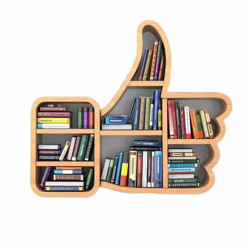 Простая деревянная креативная книжная полка в форме большого пальца, настенная полка для детской комнаты, школьная библиотека
Простая деревянная креативная книжная полка в форме большого пальца, настенная полка для детской комнаты, школьная библиотека