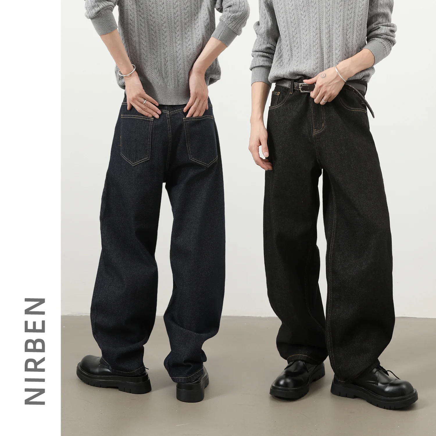 Men's Solid Color Loose Simple Basic Casual Trendy Wide Leg Denim Trousers American Vintage Fashion Jean Pants Bottom Clothes
Men's Solid Color Loose Simple Basic Casual Trendy Wide Leg Denim Trousers American Vintage Fashion Jean Pants Bottom Clothes