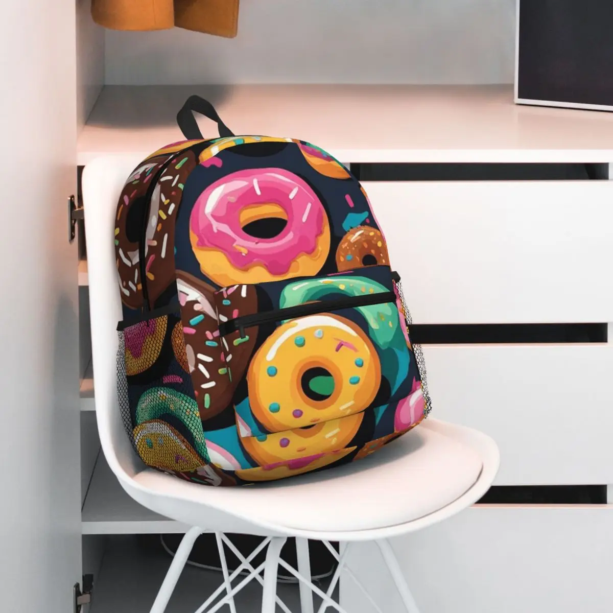 Doughnut Donuts Backpack Student BookBag Kids School Bag Computer Shoulder Bags for Men Women
Doughnut Donuts Backpack Student BookBag Kids School Bag Computer Shoulder Bags for Men Women
