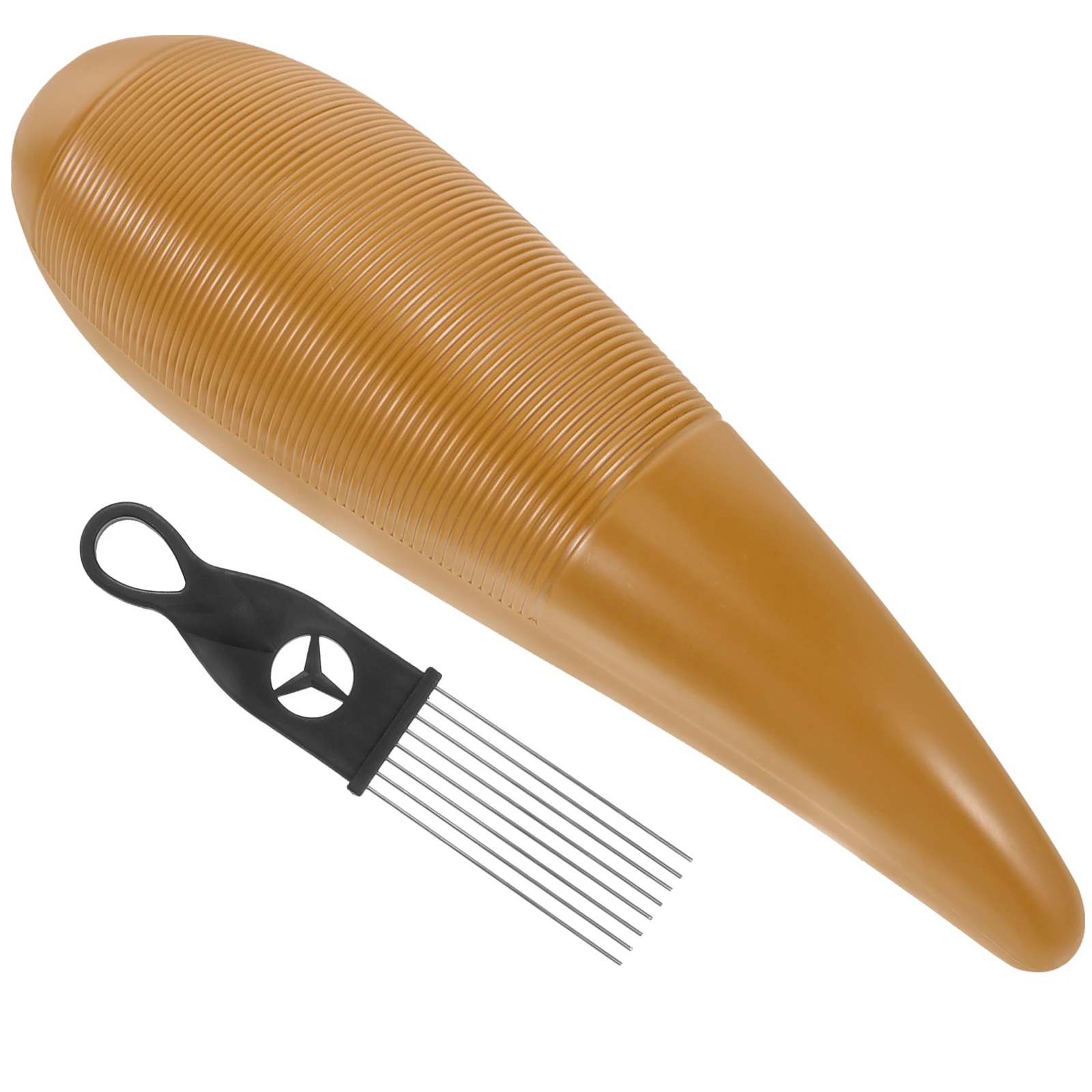 Guiro Instrument with 1 Scraper Portable Fish Shaped Latin Percussion Instrument Children Musical Training Tool for Beginners
Guiro Instrument with 1 Scraper Portable Fish Shaped Latin Percussion Instrument Children Musical Training Tool for Beginners