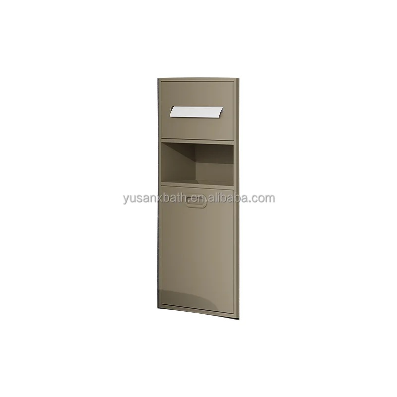 304 Stainless Steel Toilet Paper Towel Holder Trash Can In Wall For Commercial Restroom Bathroom Hotel Recessed Niche
304 Stainless Steel Toilet Paper Towel Holder Trash Can In Wall For Commercial Restroom Bathroom Hotel Recessed Niche