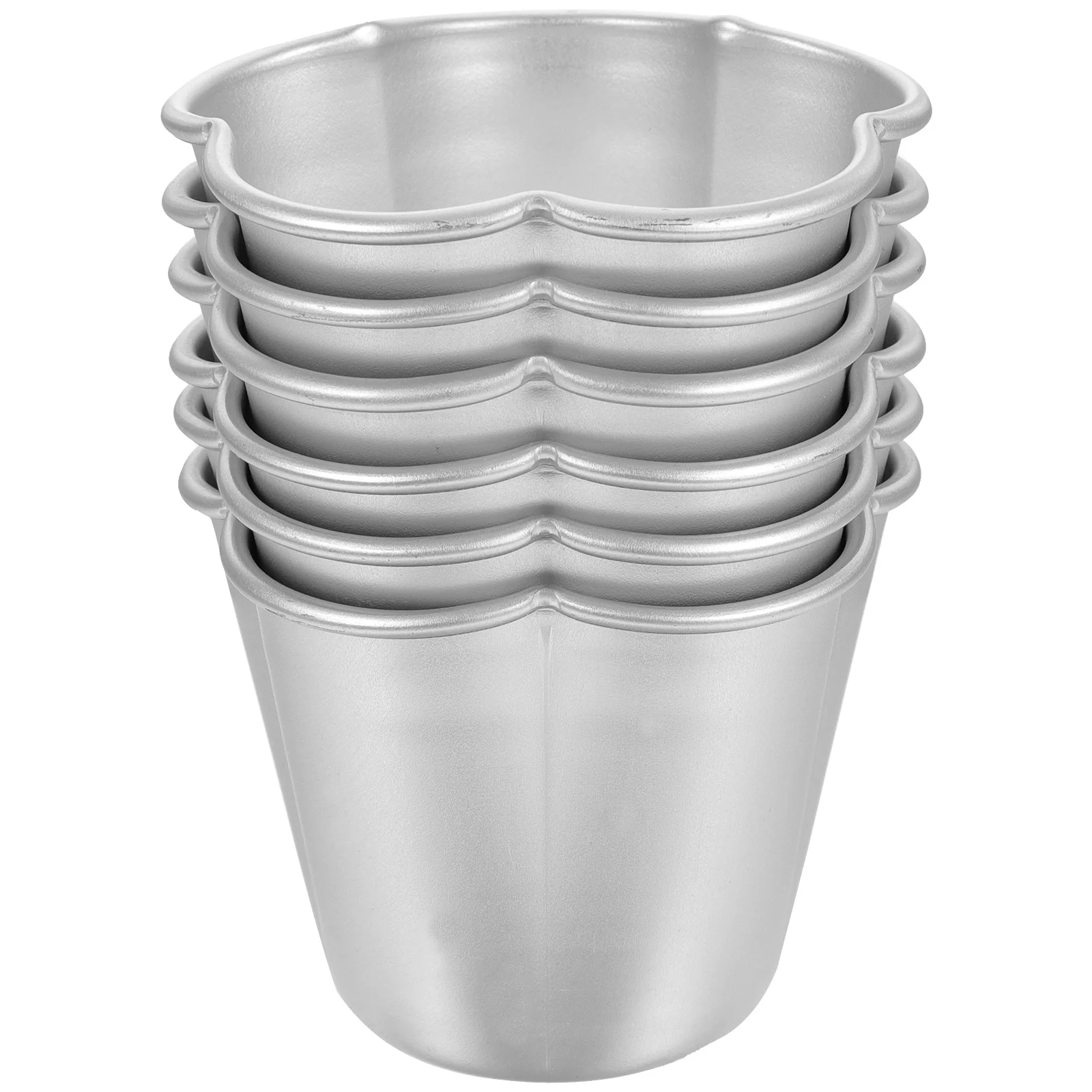 6pcs Mini Cake Mold Jelly Molds Pudding Baking Aluminum Alloy Non Stick Tart Cups Egg Tarts Pies Muffins Cupcakes Home Hotel
6pcs Mini Cake Mold Jelly Molds Pudding Baking Aluminum Alloy Non Stick Tart Cups Egg Tarts Pies Muffins Cupcakes Home Hotel