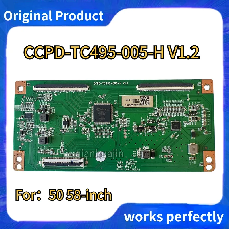 Original Logic T-CON Board CCPD-TC495-005-H V1.2 TC495-005 Haier LU58C61 H50E17 LU58C31 LU50C51 58U2 Popular 50Y1
Original Logic T-CON Board CCPD-TC495-005-H V1.2 TC495-005 Haier LU58C61 H50E17 LU58C31 LU50C51 58U2 Popular 50Y1