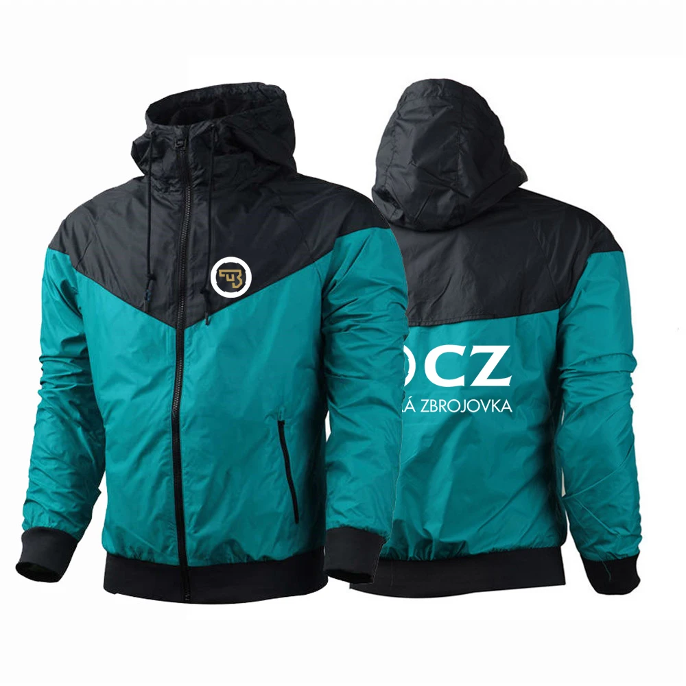 2023 Men's CZ Logo Windproof Hooded Zipper Sportswear Casual Coat New Ceska Zbrojovka Printed Long Sleeve Patchwork Thin Jackets
2023 Men's CZ Logo Windproof Hooded Zipper Sportswear Casual Coat New Ceska Zbrojovka Printed Long Sleeve Patchwork Thin Jackets