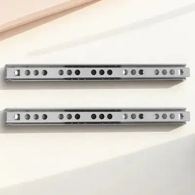 2Pcs Mini Short Drawer Slides Side Mount Ball Bearing Rails Smooth Quiet Operation for Compact Spaces Dresser Cabinet Kitchen