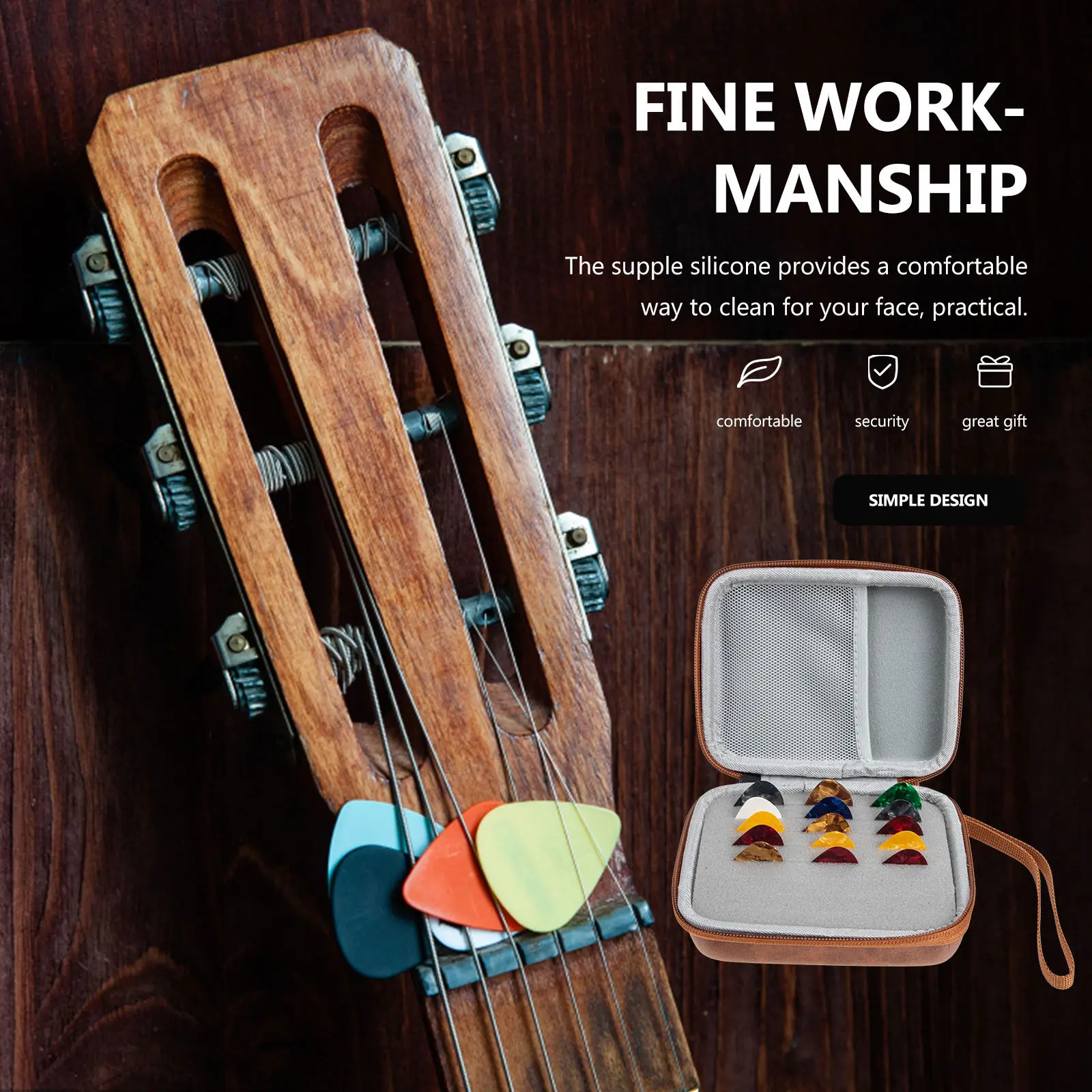 1Set Heavy-Duty Guitar Picks for Folk Electric Guitar Premium Wear-Resistant Material Long-Use Performance Smooth Play Portable
1Set Heavy-Duty Guitar Picks for Folk Electric Guitar Premium Wear-Resistant Material Long-Use Performance Smooth Play Portable