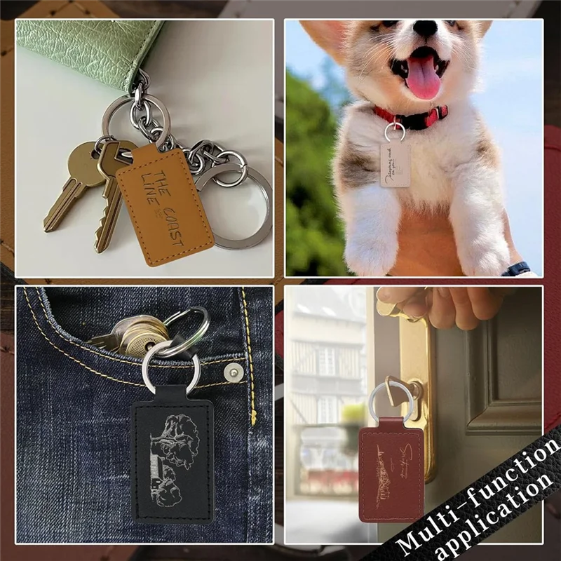 BYBS-60Pcs PU Leather Keychain,6Colors Rectangular Leather Key Fob Kit,Engraving Keychain For Stamping Craft,Leather Keychain
BYBS-60Pcs PU Leather Keychain,6Colors Rectangular Leather Key Fob Kit,Engraving Keychain For Stamping Craft,Leather Keychain