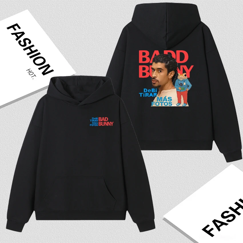 Bad Bunny DTMF Debí Tirar Más Fotos 2026 Fleece Hoodies Men Women Loose Sweatshirts Winter Fashion Hip Hop Style Punk Pullovers
Bad Bunny DTMF Debí Tirar Más Fotos 2026 Fleece Hoodies Men Women Loose Sweatshirts Winter Fashion Hip Hop Style Punk Pullovers
