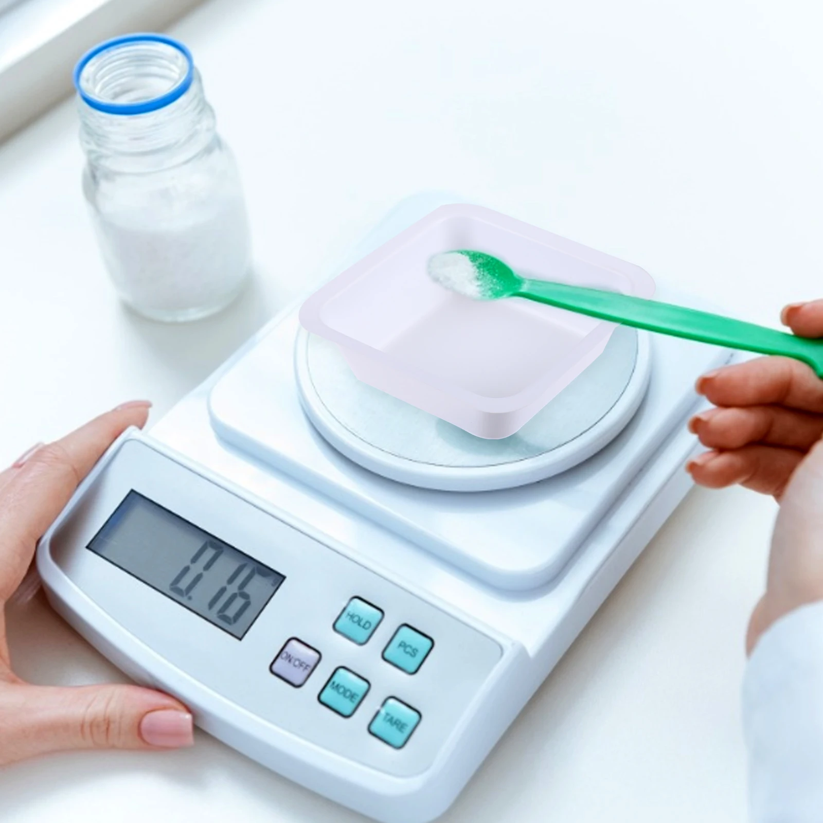 Clear Disposable Weighing Trays Food Safe Lightweight Measuring Liquids Solids Powders Anti Static Non Stick Surface
Clear Disposable Weighing Trays Food Safe Lightweight Measuring Liquids Solids Powders Anti Static Non Stick Surface