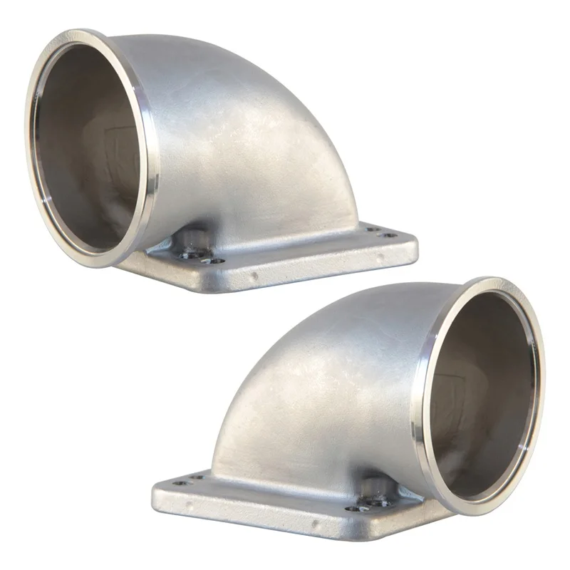 76mm Vband 90 Degree Cast Steel Turbo Elbow Adapter Flange For T3 T4 Turbo 2PCS
76mm Vband 90 Degree Cast Steel Turbo Elbow Adapter Flange For T3 T4 Turbo 2PCS