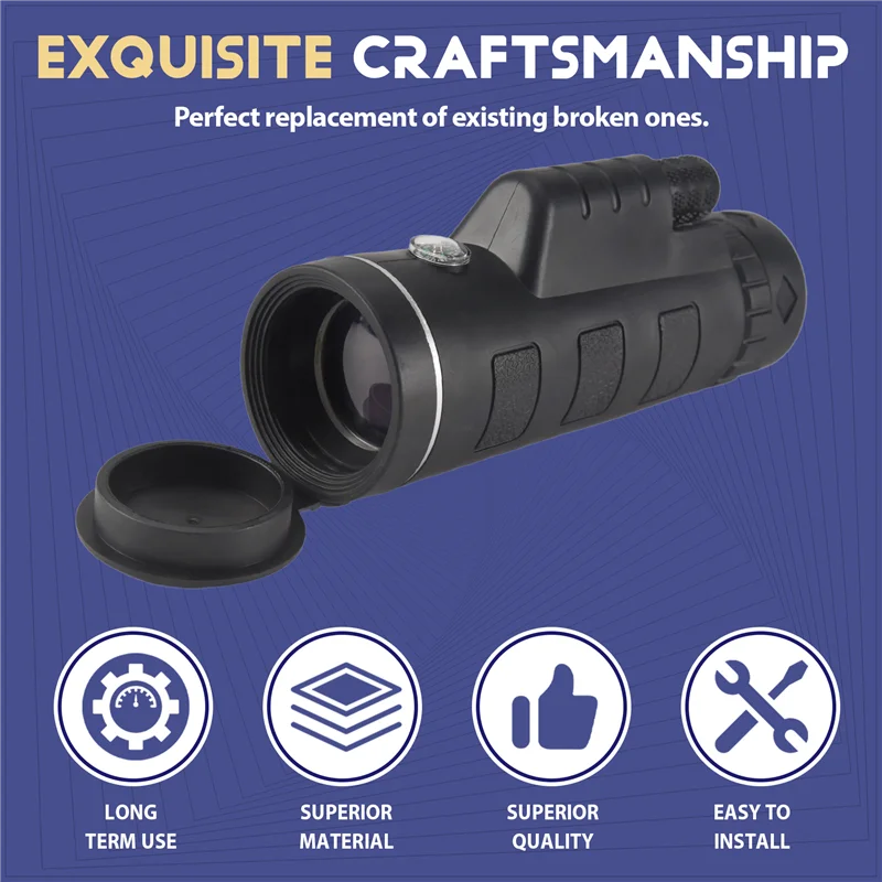A29Z-Super High Power 40X60 Monocular Telescope Portable Night Vision HD Zoom Monocular Binoculars Pocket Telescope
A29Z-Super High Power 40X60 Monocular Telescope Portable Night Vision HD Zoom Monocular Binoculars Pocket Telescope