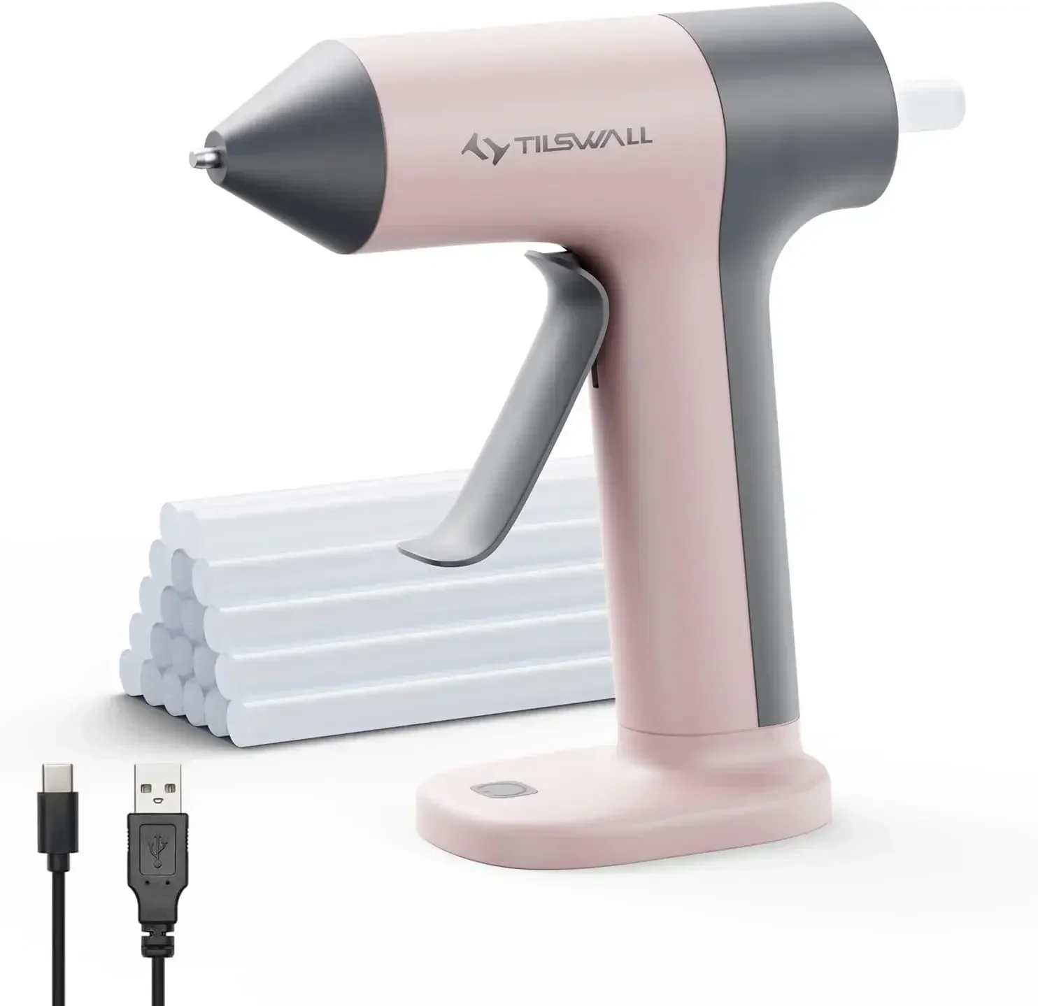 Cordless Hot Glue Gun, 30s Fast Preheating with 2Ah Built-in Battery, Hot Melt Glue Gun with 20pcs Premius Glue Sticks, Smart
Cordless Hot Glue Gun, 30s Fast Preheating with 2Ah Built-in Battery, Hot Melt Glue Gun with 20pcs Premius Glue Sticks, Smart