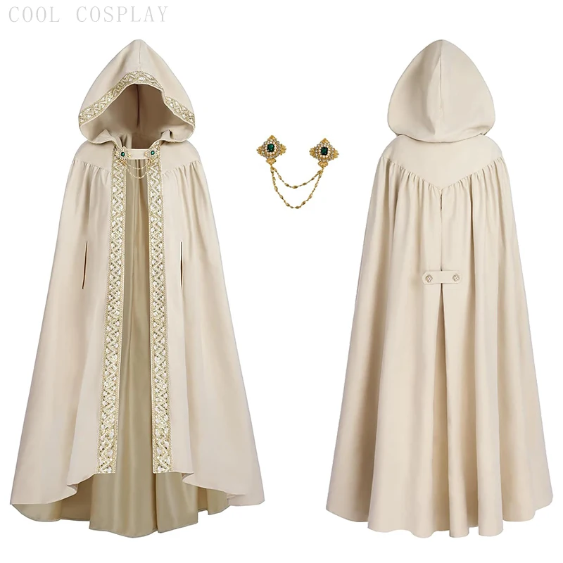 Women Medieval Renaissance Lace Cloak Retro Pastoral Ribbon Edge Hooded Cloak Halloween Carnival Party Cosplay Performance Wear
Women Medieval Renaissance Lace Cloak Retro Pastoral Ribbon Edge Hooded Cloak Halloween Carnival Party Cosplay Performance Wear