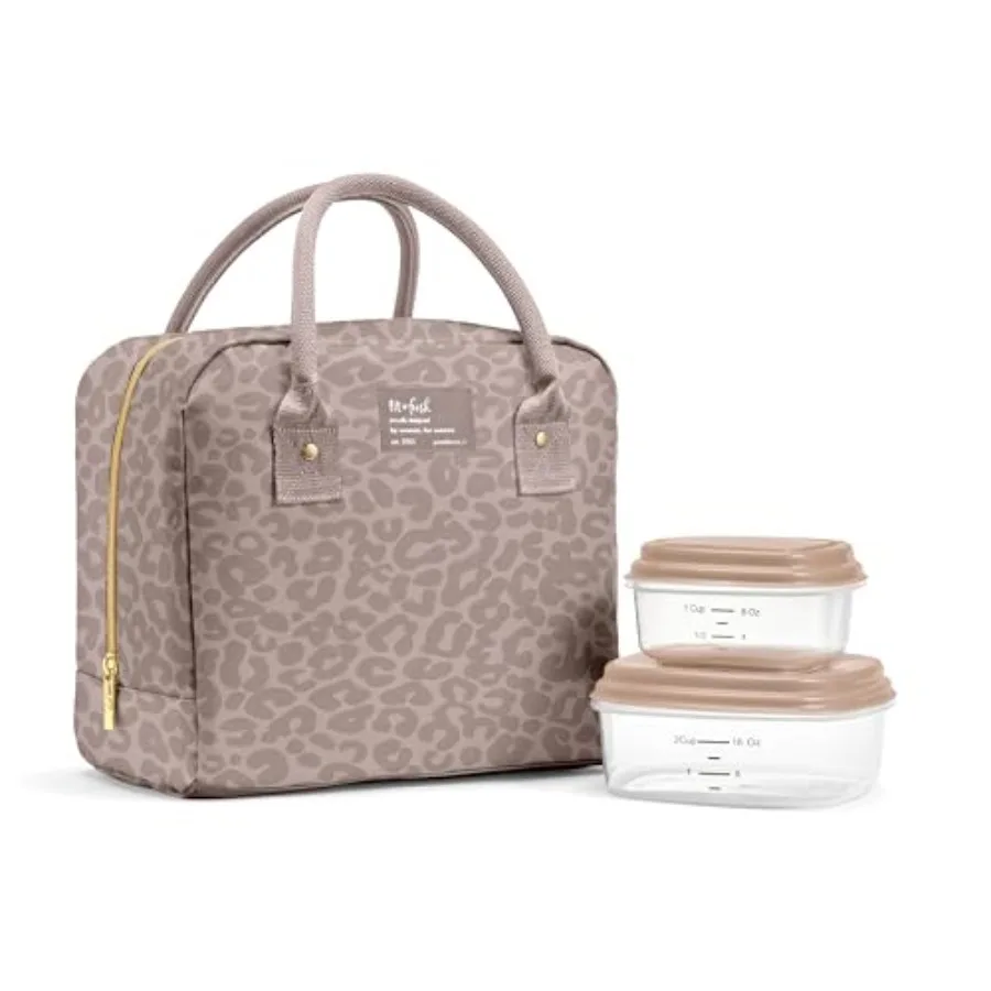 Bloomington Lunch Bag for Women - Insulated Lunch Box for Work with Containers, Leak-Resistant, Stain-Resistant, Zipper Closure
Bloomington Lunch Bag for Women - Insulated Lunch Box for Work with Containers, Leak-Resistant, Stain-Resistant, Zipper Closure
