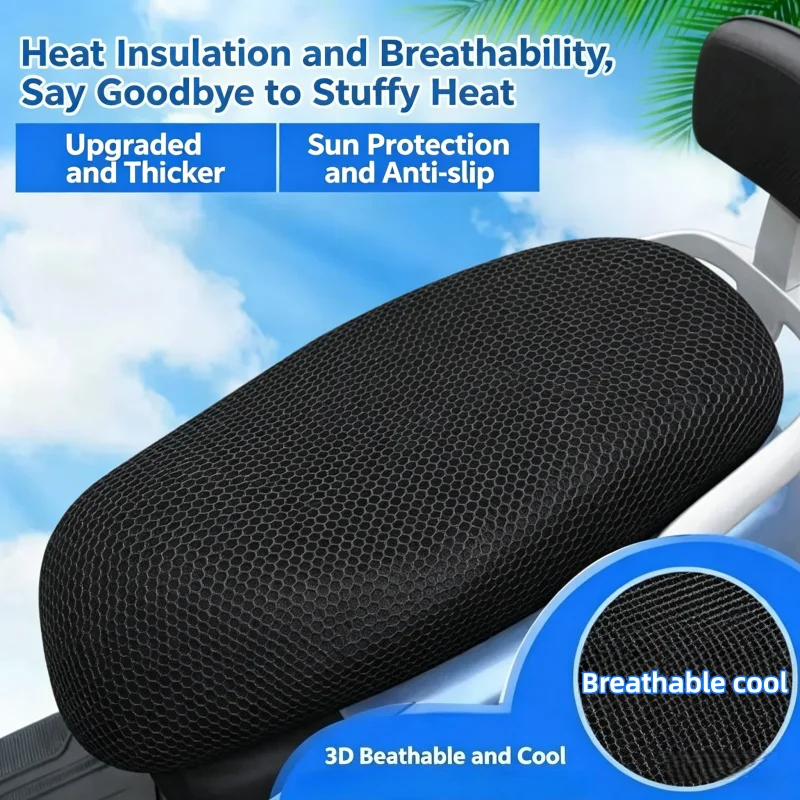 3D Mesh All-Season Universal Electric Scooter Seat Cover Electric Bicycle Cushion Non-Slip Full-Cover Seat Cover
3D Mesh All-Season Universal Electric Scooter Seat Cover Electric Bicycle Cushion Non-Slip Full-Cover Seat Cover