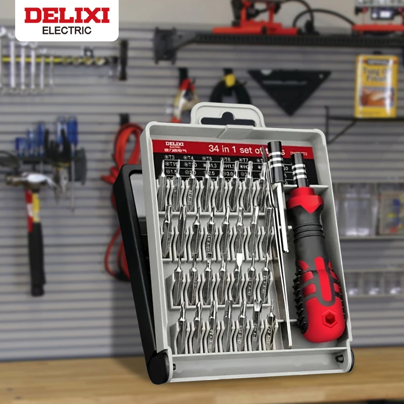 Набор прецизионных отверток из 34 частей, изготовлен из легированной стали S2, набор многофункциональных отверток, легко разбирается и ремонта.
Набор прецизионных отверток из 34 частей, изготовлен из легированной стали S2, набор многофункциональных отверток, легко разбирается и ремонта.