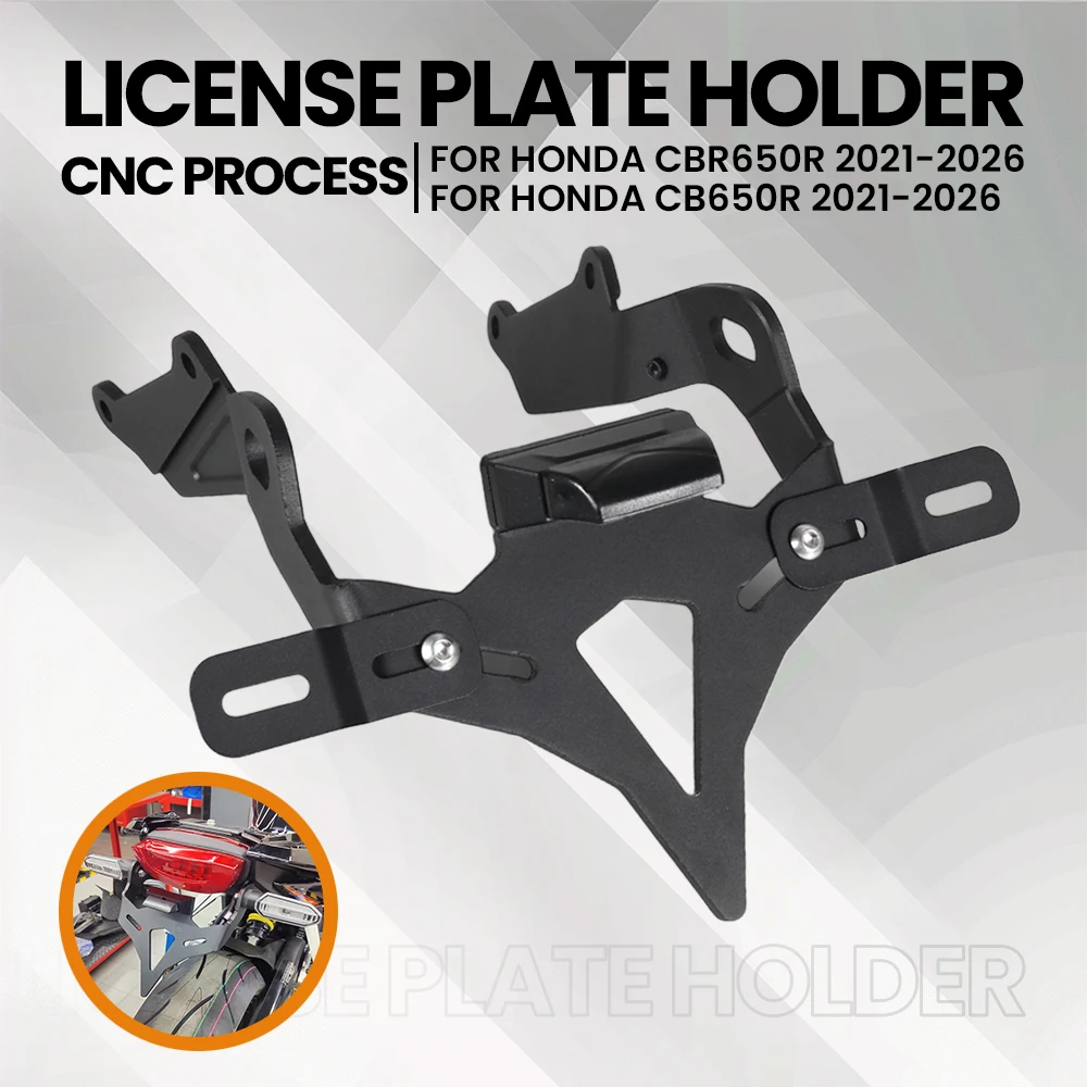 Мотоциклетный хвостовой кронштейн для номерного знака, задний кронштейн, аксессуары, держатель номерного знака для HONDA CBR650R CB650R 2021-2025
Мотоциклетный хвостовой кронштейн для номерного знака, задний кронштейн, аксессуары, держатель номерного знака для HONDA CBR650R CB650R 2021-2025