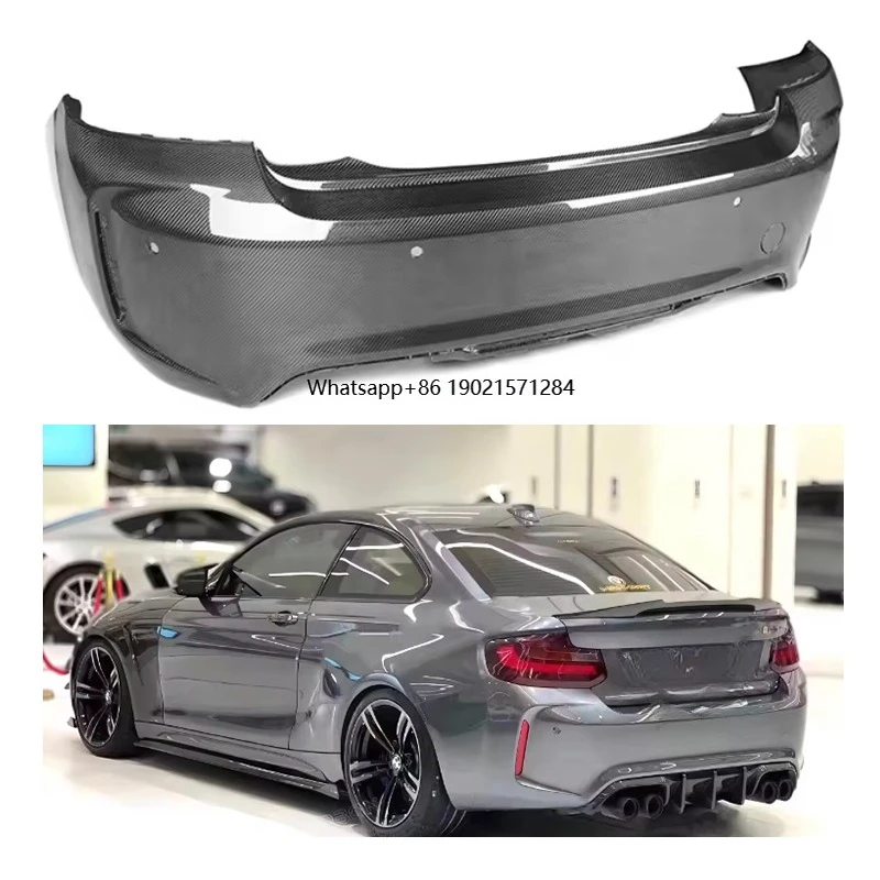 Oem Real Dry Carbon Fiber Auto Part Rear Bumper for M2/M2C F87 2014-2021 BodyKit Rear Bumper
Oem Real Dry Carbon Fiber Auto Part Rear Bumper for M2/M2C F87 2014-2021 BodyKit Rear Bumper