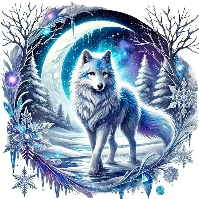 RUOPOTY Diamond Mosaic Wolf Animal Picture Of Rhinestones Diy Diamond Painting Forest Landscape Handmade Gift
RUOPOTY Diamond Mosaic Wolf Animal Picture Of Rhinestones Diy Diamond Painting Forest Landscape Handmade Gift
