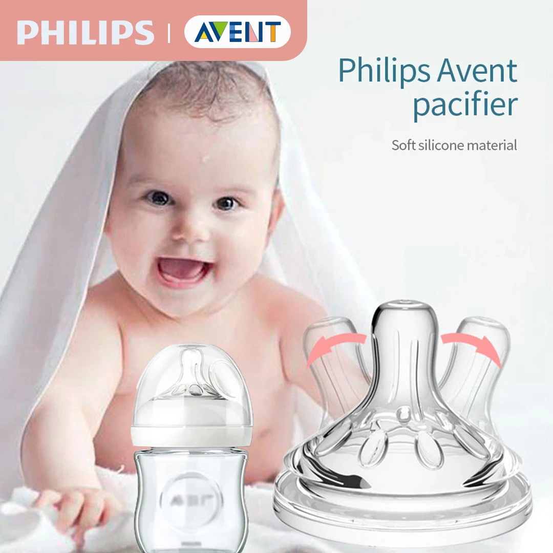 2PCS PHILIPS AVENT Wide Neck Baby Bottle with Natural-Shaped Silicone Nipple Anti-Colic | Breastfeeding-Like Flow for Newborns
2PCS PHILIPS AVENT Wide Neck Baby Bottle with Natural-Shaped Silicone Nipple Anti-Colic | Breastfeeding-Like Flow for Newborns