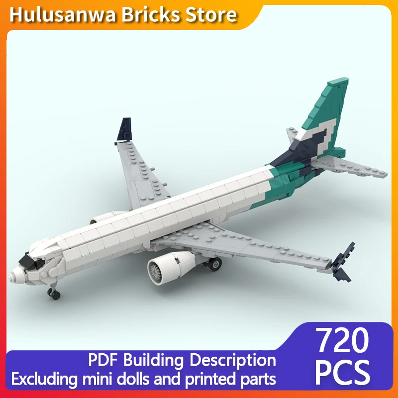737 MAX 8 Passenger Plane Model MOC Building Bricks War Equipment Modular Technology Gifts Holiday Assemble Children Toys Suit
737 MAX 8 Passenger Plane Model MOC Building Bricks War Equipment Modular Technology Gifts Holiday Assemble Children Toys Suit