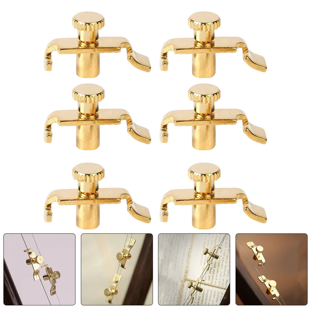6Pcs Erhu String Tuning Tools Professional Metal Silver Practical Accessories Erhu String Changing Tool
6Pcs Erhu String Tuning Tools Professional Metal Silver Practical Accessories Erhu String Changing Tool