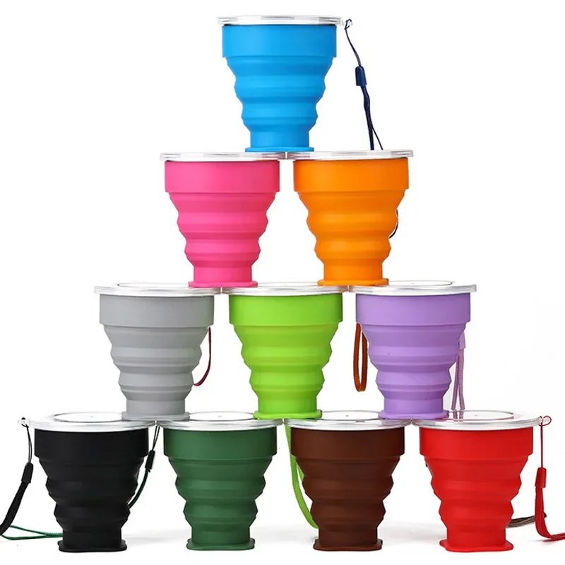 200ml Portable Cups BPA FREE Food Grade Water Cup Silicone Retractable Folding Cup with Lid Outdoor Coffee Travel Water Cup Mate
200ml Portable Cups BPA FREE Food Grade Water Cup Silicone Retractable Folding Cup with Lid Outdoor Coffee Travel Water Cup Mate