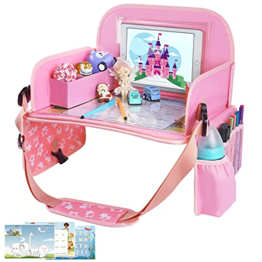 Travel Tray for Toddler Car Seat, Road Trip Activities for with iPad Holder Stand and Dry Erase Board, Road Trip Essentials Acc
Travel Tray for Toddler Car Seat, Road Trip Activities for with iPad Holder Stand and Dry Erase Board, Road Trip Essentials Acc