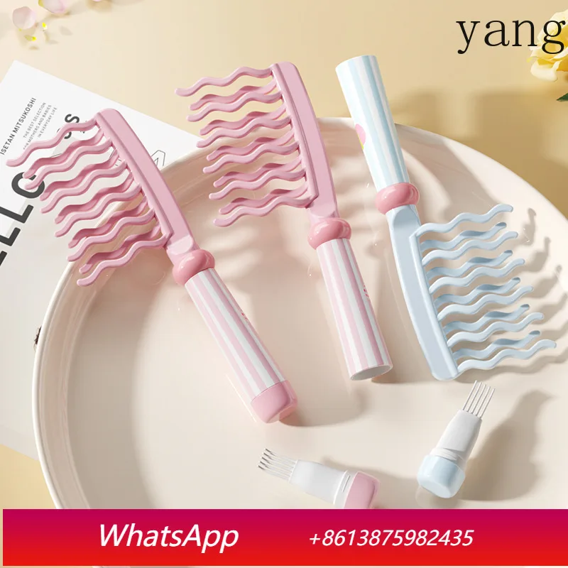 Yjq air cushion comb women's special double row wavy tooth curling comb with handle big tooth comb
Yjq air cushion comb women's special double row wavy tooth curling comb with handle big tooth comb