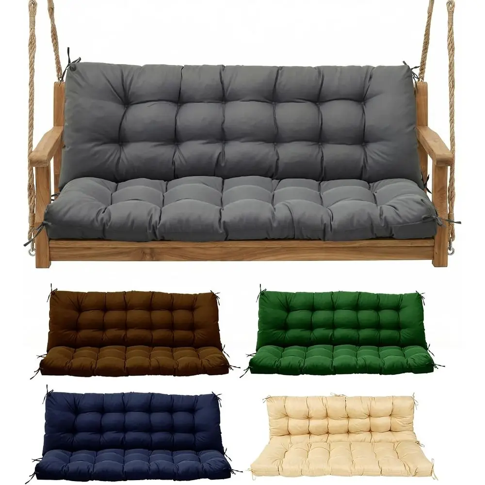 Porch Swing Cushions,Waterproo Bench Cushion or Outdoor urniture,2-3 Seater Replacement Thickened Swing Cushion with Ties,Patio,
Porch Swing Cushions,Waterproo Bench Cushion or Outdoor urniture,2-3 Seater Replacement Thickened Swing Cushion with Ties,Patio,