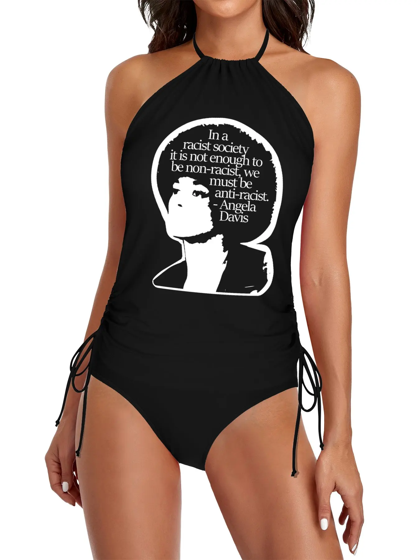 Angela Davis Split Swimsuit Set summer women set Summer set woman bathing suit woman
Angela Davis Split Swimsuit Set summer women set Summer set woman bathing suit woman