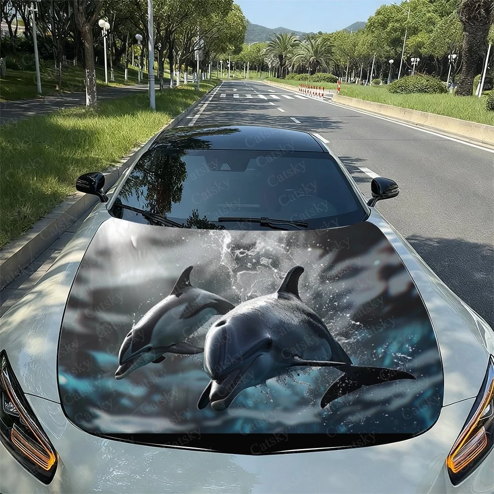 Dolphin Jump Ocean Car Hood Sticker PVC Self Waterproof Stick, Striking Auto Exterior Accessories Decor Protect Gift for Lover
Dolphin Jump Ocean Car Hood Sticker PVC Self Waterproof Stick, Striking Auto Exterior Accessories Decor Protect Gift for Lover