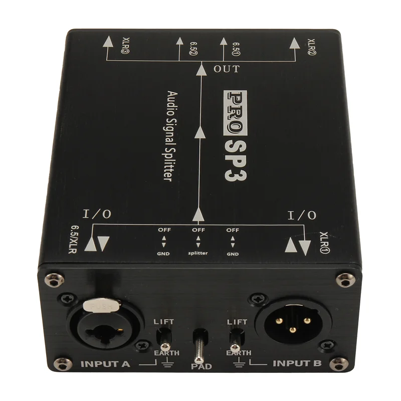 Переключатель аудиоразветвитель 1 в 3 выхода XLR сбалансированный с изолятором 6,5+ адаптер XLR для переключения звука
Переключатель аудиоразветвитель 1 в 3 выхода XLR сбалансированный с изолятором 6,5+ адаптер XLR для переключения звука