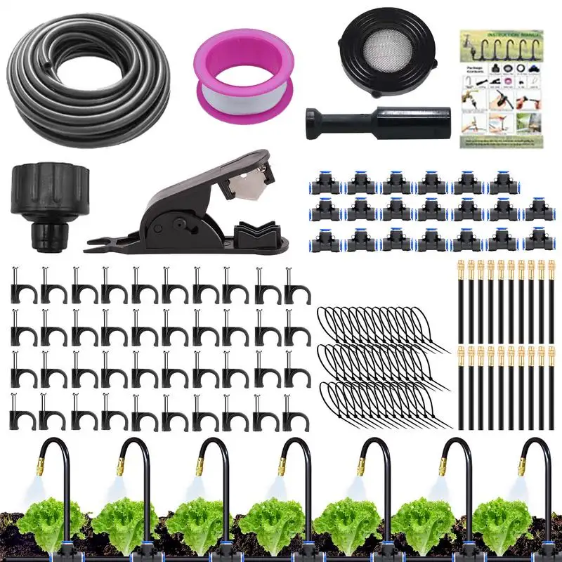 Garden Watering System Lawn Automatic Watering Kit 360 Degree Blendable Misting Irrigation Sprinkler System For Lawn Greenhouse
Garden Watering System Lawn Automatic Watering Kit 360 Degree Blendable Misting Irrigation Sprinkler System For Lawn Greenhouse
