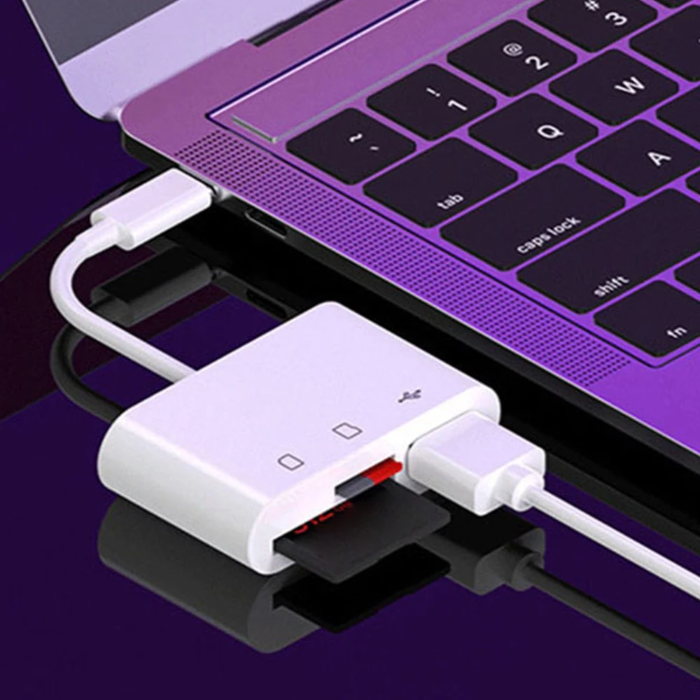 Portable OTG 3 in 1 Multi Port Hub Adapter Converter TF Memory Card Reader Type-C Adapter for Macbook iPad Samsung Xiaomi Huawei
Portable OTG 3 in 1 Multi Port Hub Adapter Converter TF Memory Card Reader Type-C Adapter for Macbook iPad Samsung Xiaomi Huawei