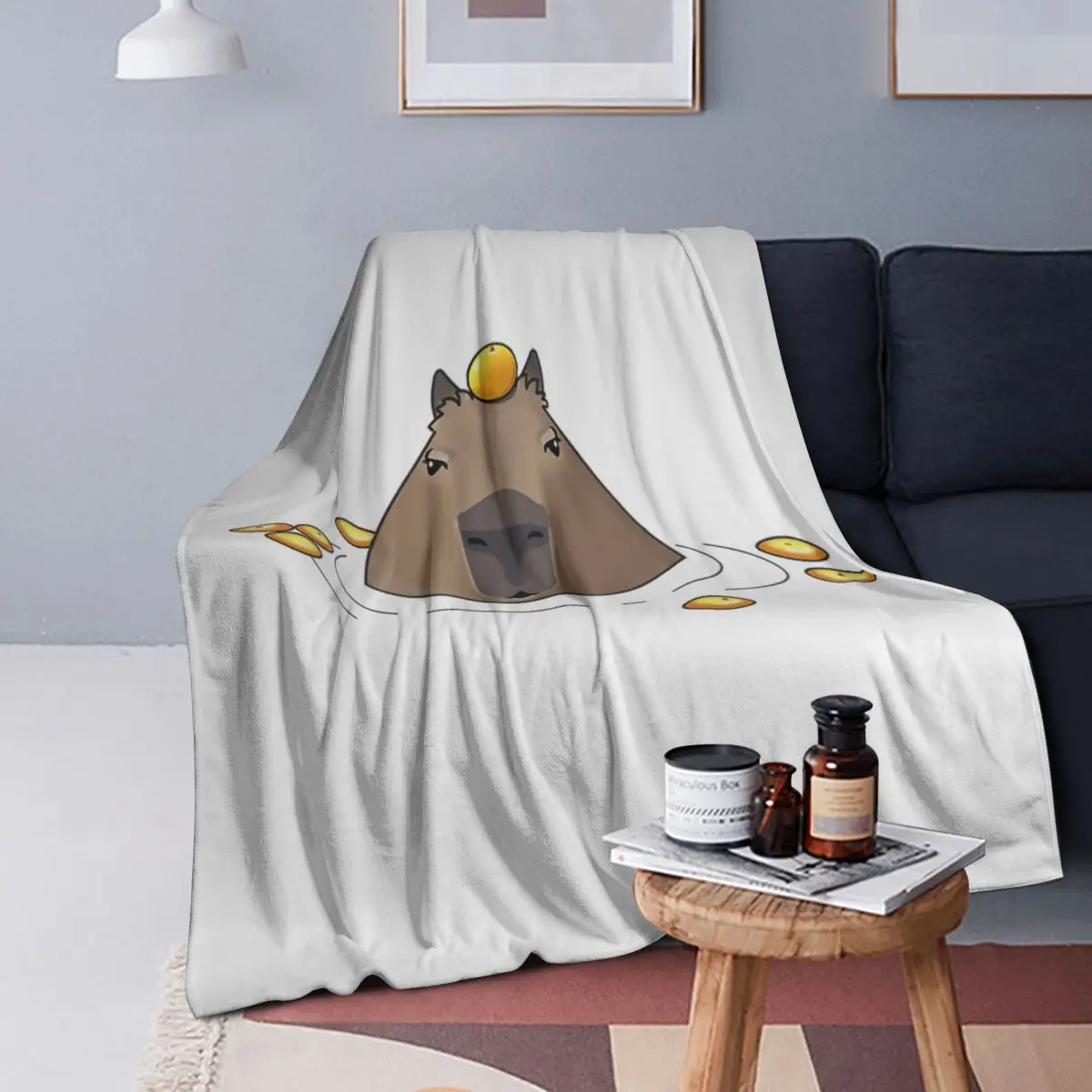 Capybara Blanket Soft Warm Flannel Throw Blanket Cover for Bed Living room Picnic Travel Home Sofa
Capybara Blanket Soft Warm Flannel Throw Blanket Cover for Bed Living room Picnic Travel Home Sofa
